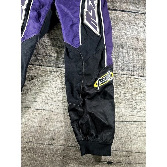 MSR Pants Mens 34x28 Moto Biker Purple Racing Adjustable Dirt Bike - Picture 7 of 10